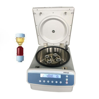 Centrifuga PRP con velocità massima di 5000 giri/min e RCF di 3555xg e display LCD per uso di laboratorio