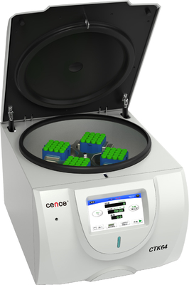 Decapsulatura automatica della centrifuga a bassa velocità CTK64 per la separazione del sangue