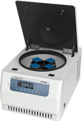 La centrifuga del laboratorio di CTK64R ha refrigerato per 64 tubi di 13mmx75mm/100mm