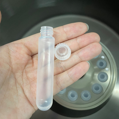 Prodotti medici ad alta velocità tubo di prova a fondo rotondo da 10 ml con materiale PPCO e tappo