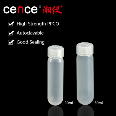 Tubo per centrifuga ad alta velocità autoclavabile in 30 ml 50 ml Dimensioni PPCO Materiale per centrifuga Beckman