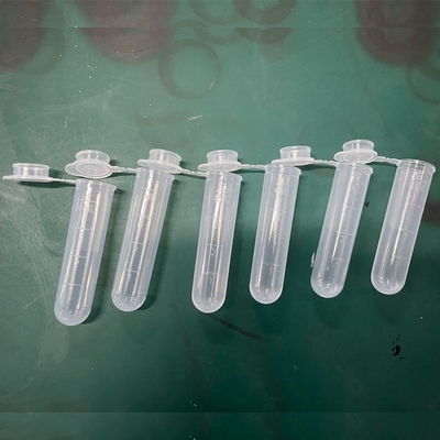 tubo di raccolta sanguigna ad alta velocità tubo di prova in PP da 5 ml con fondo rotondo e tappo Max RCF 50000xg