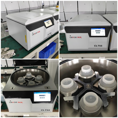 Cence CLT55 Centrifugatrice a bassa velocità a livello di banco 5500r/min 4x750ml Capacità