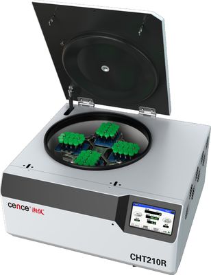 Centrifuga da banco refrigerata per sangue CHT210R con velocità massima 21000 rpm, RCF max 32752xg e capacità 4x750ml