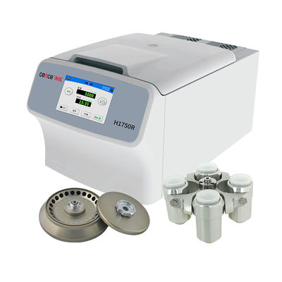Centrifuga ad alta velocità da tavolo H1750R con velocità massima di 18500 giri/min, RCF massimo di 29302xg e rotore basculante 4x100ml