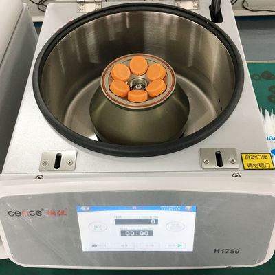 Centrifuga ad alta velocità da tavolo H1750R con velocità massima di 18500 giri/min, RCF massimo di 29302xg e rotore basculante 4x100ml