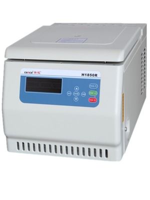 Centrifuga Cence a bassa velocità con velocità massima di 18500 giri/min, RCF massimo di 23797xg e capacità massima di 4*100ml