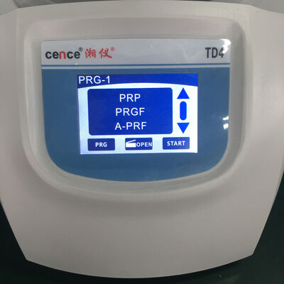 Centrifugatrice CENCE TD4 PRP con 4000 giri al minuto, costruzione in plastica ABS e capacità del rotore di 8x15 ml per uso in laboratorio