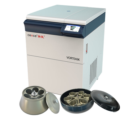 Centrifuga 6000r/a bassa velocità Min Angle Rotor Swing Rotor del laboratorio di VORTICE 6K