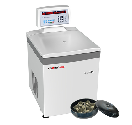 Centrifuga a bassa velocità DL-6M 6000r/min con i rotori dell'oscillazione ed il rotore di angolo disponibili