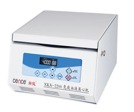 XKA-2200 Immunoematologia CENCE Centrifugatrice Sistema di Immunoassay 330*375*250mm 16KG